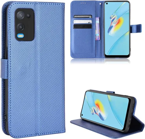 Vista 10 de Funda para Oppo A54 4G Funda de piel sintética con tapa para Oppo A54 4G CPH2239, color negro
