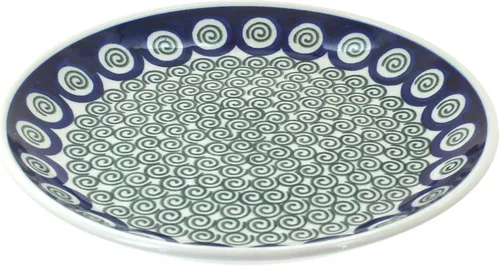 Vista 32 de Blue Rose - Plato de postre Blue Alyce - 7.75 pulgadas de diámetro - Hermoso plato para pasteles, aperitivos o aperitivos