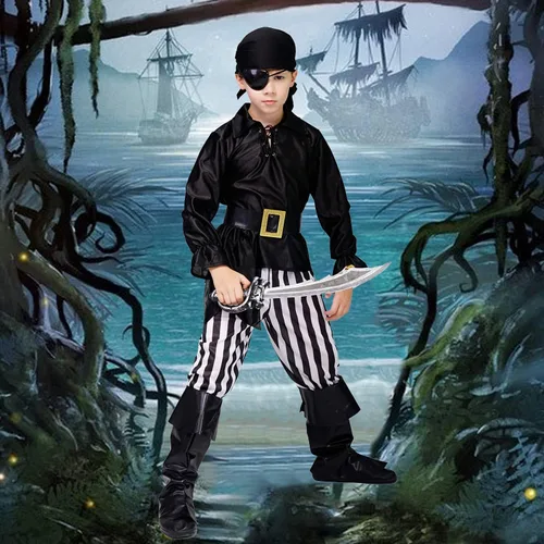 Vista 5 de Disfraz de pirata de Halloween para niños