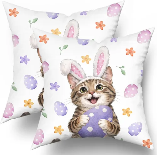 Vista 20 de Fundas de almohada de brújula de ancla, fundas de almohada náuticas para exteriores, fundas de cojín decorativas de rayas azules y blancas, fundas