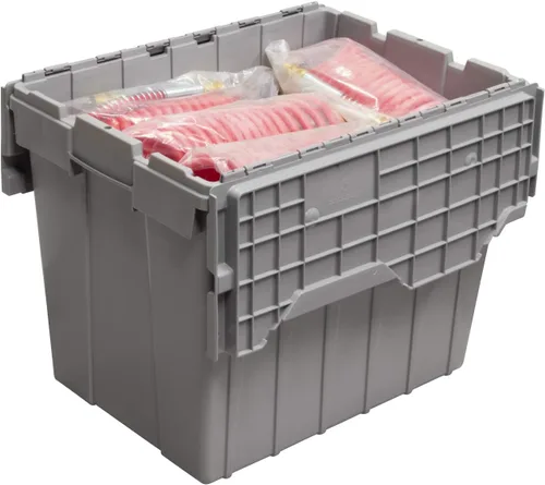 Vista 3 de Akro-Mils Almacenamiento y distribución de plástico Contenedor bolsa con tapa abatible, 21,5 pulgadas l por 15 pulgadas w por 17 pulgadas H, caso