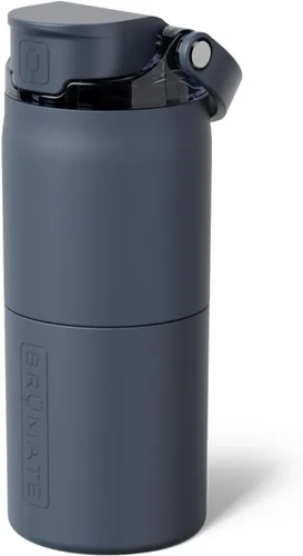 Vista 48 de BrüMate Rise - Botella de agua de 25 onzas con pajita de silicona cubierta 100 % a prueba de fugas, botella de agua de acero inoxidable aislada