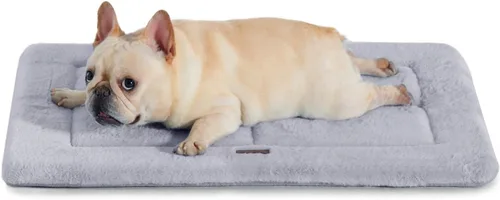 Vista 32 de Made4Pets Cojín Cama para Jaula de Perros Medianos y Grandes, Lavable y Reversible, Tapete Antideslizante para Perrera para un Sueño Acogedor, Cama