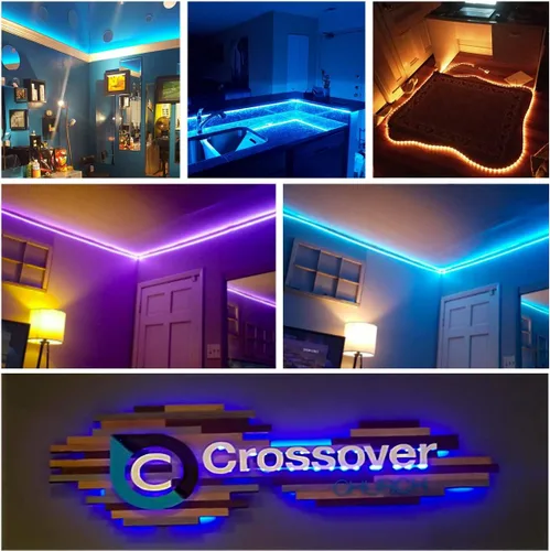Vista 7 de DAYBETTER Tira de luces LED de 16.4 pies que cambian de color impermeable con control remoto