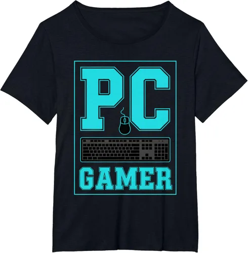 Vista 77 de PC Gamer Gaming Teclado Ratón Esports Computer Fan Camiseta