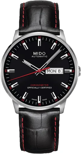 Vista 8 de MIDO Commander Chronometer - COSC Certified Swiss Automatic Watch for Men - 40mm Stainless Steel Case