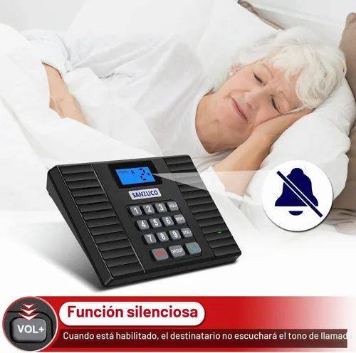 Vista 6 de Intercomunicadores inalámbricos SANZUCO 60D para el hogar, 18 canales de 1400 pies, 3 estaciones Full Duplex Wireless Intercom for Home Office