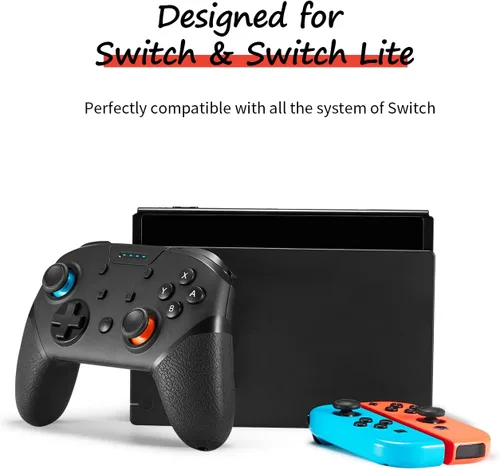 Vista 4 de TXLBTTL Controlador de interruptor controlador inalámbrico Pro para interruptor mando a distancia con joystick para juegos accesorios de consola