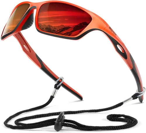 Vista 7 de SCVCN Polarized Sunglasses Sports Glasses UV400 Protection for Men Women Cycling MTB Fishing Running Driving Baseball S33