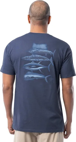 Vista 183 de Guy Harvey Camiseta de manga corta Threadcycled para hombre