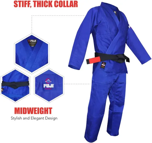 Vista 5 de FUJI All-Around Brazilian Style Jiu Jitsu Uniform