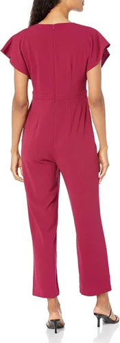Vista 2 de London Times Mono de murciélago con cuello en V para mujer