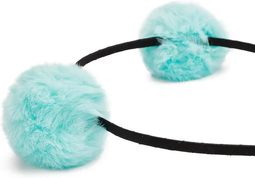 Vista 3 de BAOBAO - Diadema de pelo sintético y esponjoso, orejas de gato, diseño de panda