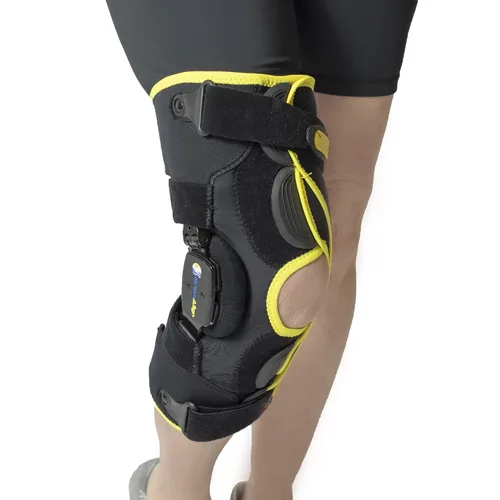 Vista 6 de KOAlign OA Unloader - Rodillera suave para dolor de rodilla, para el estilo de vida activo, osteoartritis medial o lateral, reducción de carga
