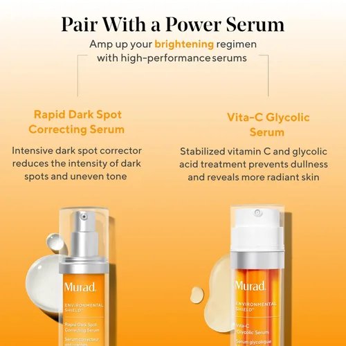 Vista 6 de Murad Essential-C Firming Radiance Day Cream – Vitamina C, ceramidas y bacillus fermentan loción facial nutritiva de peso medio para un iluminador