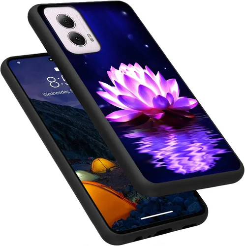Vista 267 de Funda para Motorola Moto G Play 4G 2024, delgada y ligera, de silicona de TPU suave, color negro, ultrafina, para Motorola Moto G Play 4G 2024, Art