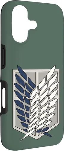 Vista 3 de Attack on Titan Funda protectora del regimiento de exploradores de la temporada 4 para iPhone 17