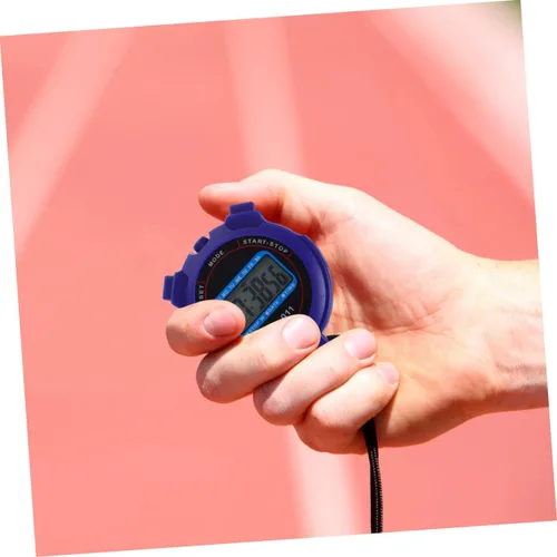 Vista 9 de Cronómetro deportivo digital con pantalla grande, funcionamiento silencioso para natación, correr, fitness, fácil de usar para entrenadores