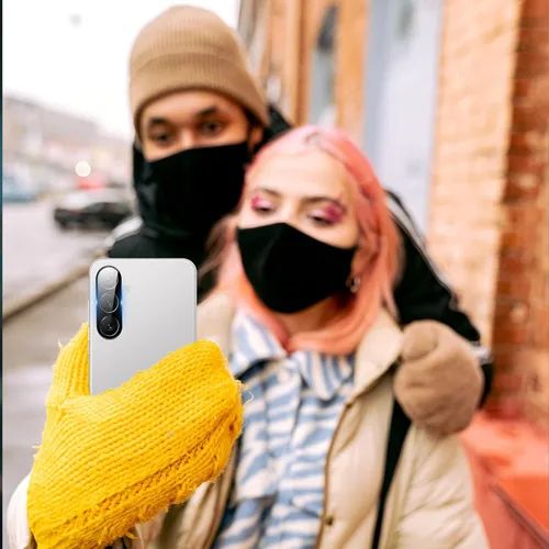 Vista 8 de Paquete de 3 protectores de lente de cámara Dengduoduo para Samsung Galaxy A15 5G, protector de cámara de vidrio templado, cubierta trasera