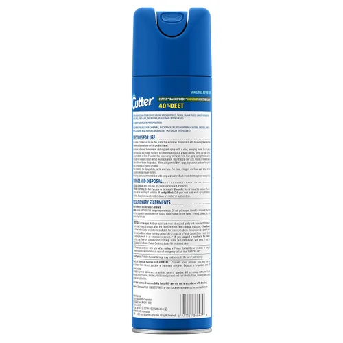 Vista 2 de Cutter Backwoods High DEET repelente de mosquitos e insectos en aerosol