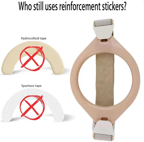 Vista 5 de Protector de estoma Escudo de seguridad Refuerzo de chasis de estoma Cinturón de apoyo ajustable para ostomía, cubierta de bolsa de ostomía
