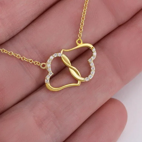 Vista 2 de To My Mommy I Love You New Mommy Necklace Baby Bump Gift of New Mom Gift from Husband Mami I Love You Silver Chain Gold Chain Gifts for her Birthday