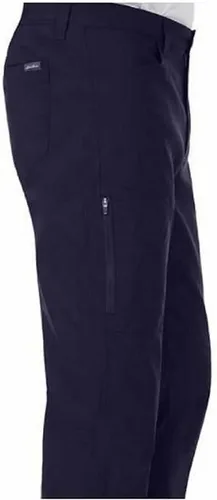Vista 4 de Eddie Bauer Pantalón Tech con forro polar para hombre (azul oscuro, 38x34), Azul oscuro