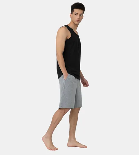 Vista 3 de LAPASA Camiseta sin mangas 100% algodón para hombre, ultra suave, sin mangas, cuello redondo, transpirable, camisetas básicas sólidas, chaleco de 4