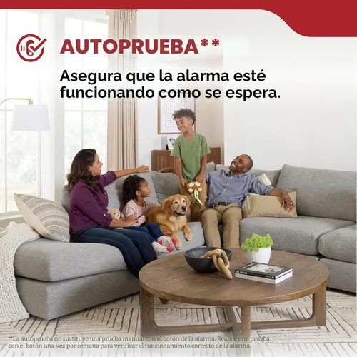 Vista 6 de Kidde Detector de humo, cableado con batería de reserva de 10 años, interconectable, luces de estado LED, alarma de 85 dB, 5 pulgadas, 20SA10