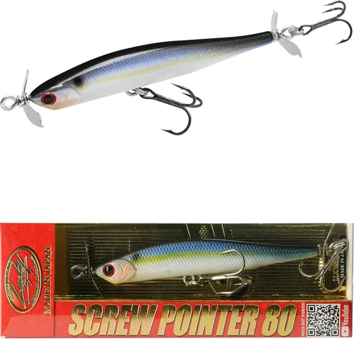 Vista 9 de LUCKY CRAFT Puntero de tornillo 80, cebo de pesca Jerkbait