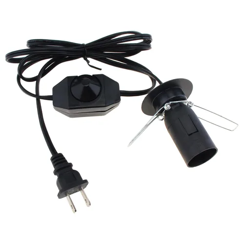 Vista 10 de RTNLIT Cable de repuesto para lámpara de sal, cable de luz nocturna con enchufe de bombilla E12, enchufe de interruptor giratorio para accesorios