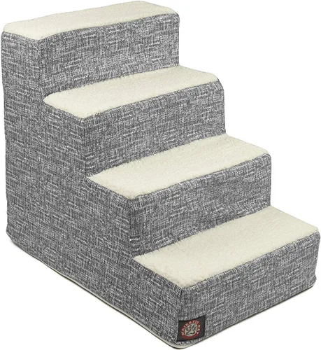Vista 67 de Majestic Pet - Escaleras portátiles para mascotas suave escalón de espuma de sherpa escalones para perros y gatos rampa para cachorros