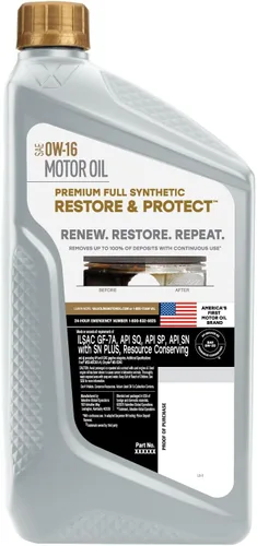 Vista 73 de Valvoline SynPower Full aceite sintético para motor, 1 Cuarto de galón, Ambar