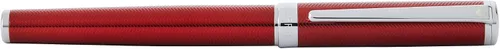 Vista 2 de Sheaffer Intensity - Laca roja grabada con borde cromado y punta media con tinta roja