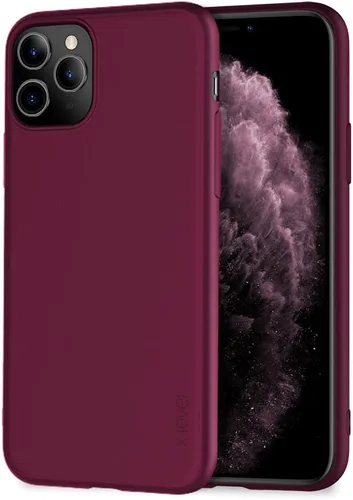 Vista 100 de X-level Funda para iPhone 11 Pro Max, delgada y suave TPU superficie mate, funda ultradelgada para teléfono, ligera, protectora completa