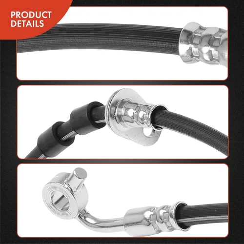 Vista 5 de A-Premium Manguera hidráulica de freno delantero compatible con los modelos Honda y Acura - Civic 1996-2000 1.6L, EL 1998-2000 - Reemplazar #