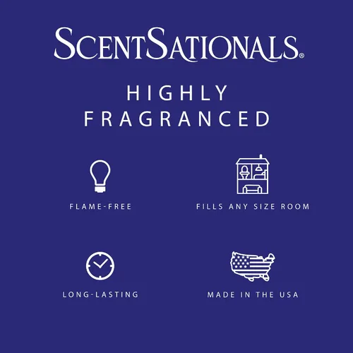 Vista 3 de ScentSationals Cera perfumada de cedro y lavanda, lavanda, cedro blanco y caoba, 10 onzas (24 cubos)