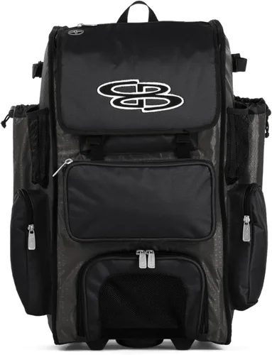 Vista 92 de Boombah Rolling Superpack - Bolsa para equipo de béisbol/sóftbol, varios colores, mango telescópico y capacidad para 4 murciélagos, versión