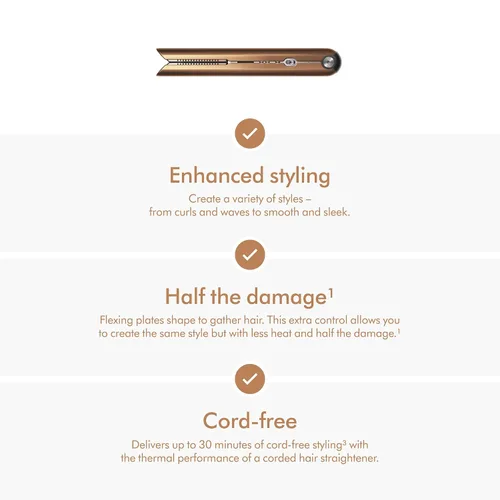 Vista 7 de Dyson Corrale™ Hair Straightener