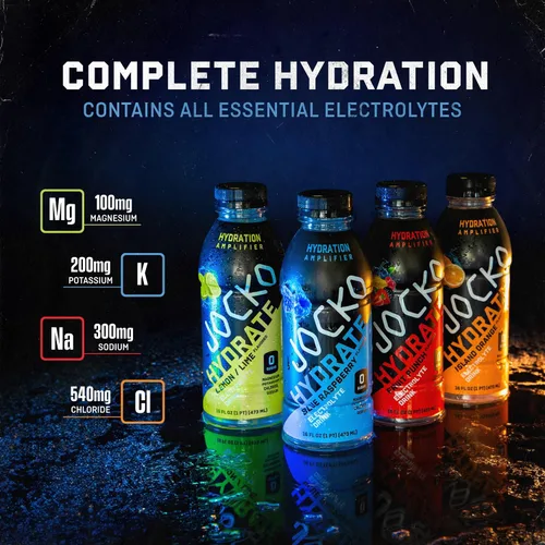 Vista 7 de Jocko Fuel Hydrate - Bebidas con electrolitos – Amplificador de hidratación de bebidas deportivas, saciador de la sed, mezcla de electrolitos