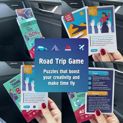 Vista 5 de WELL BALANCED Juegos de viaje por carretera para adultos - juegos de coches para adultos - Juegos de viaje
