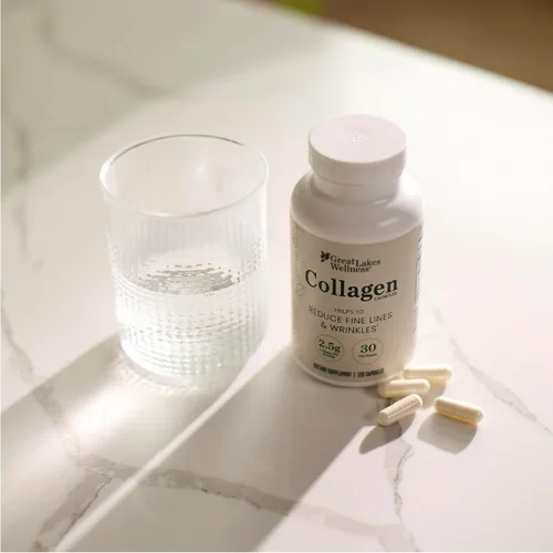 Vista 6 de Great Lakes Wellness - Píldoras de colágeno para hombres y mujeres, 120 cápsulas – Péptidos de colágeno VERISOL® Tipos I y III para cabello, piel