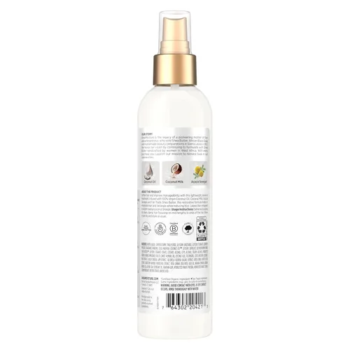 Vista 3 de Tratamiento sin enjuague de aceite de coco 100% virgen Shea Moisture, 8 onzas