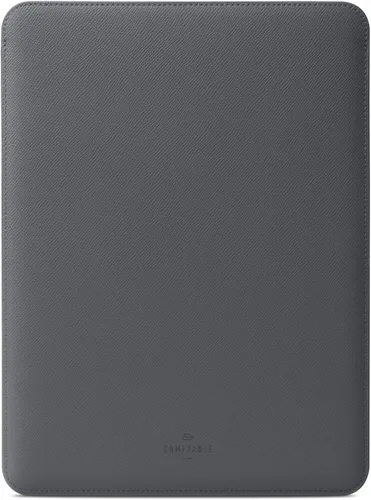 Vista 22 de Comfyable Funda para laptop de 13 pulgadas, compatible con MacBook Air M4 2025-2018 y MacBook Pro M2 2022 M1 2020-2016, funda de piel sintética Negro