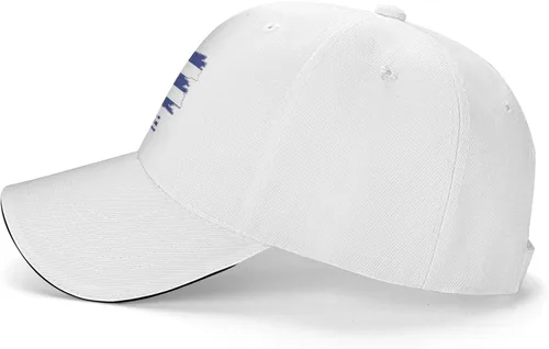 Vista 3 de Gorra de béisbol con bandera cubana vintage para hombre y mujer