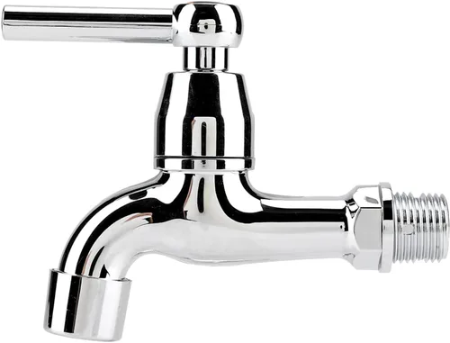 Vista 7 de Grifo de agua fría individual, grifo de lavadora, fregadero de plástico ABS, grifo de agua para lavadero, baño, lavadora, trapeador, bañera