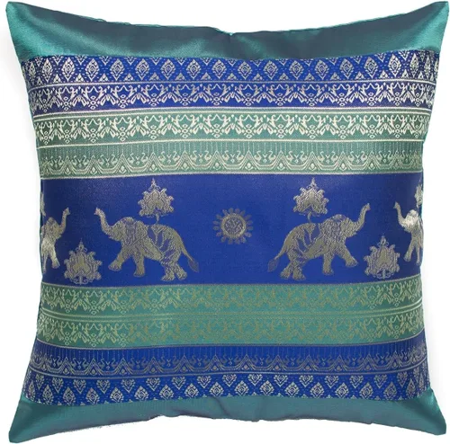Vista 22 de Fundas de almohada decorativas de 16 x 16 pulgadas (15.7 x 15.7 in) con estampado de elefante y sol, funda de cojín para sofá, silla, cama, cierre