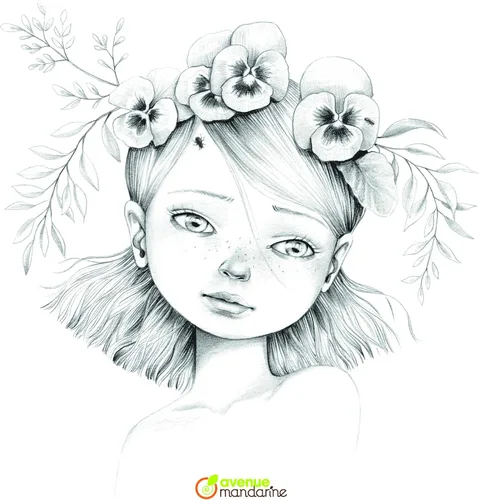 Vista 12 de Avenue Mandarine Libro para colorear Coloriage Wild 3 de Emmanuelle Colin