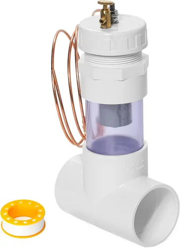 Vista 2 de briidea Nuevo Instale 2 '' ánodos de zinc en línea para piscinas de agua salada blanco