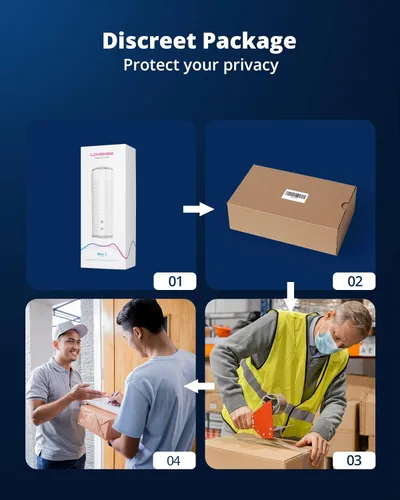 Vista 8 de LOVENSE Max 2 Masturbador Masculino Juguetes Sexuales, Máquina de Vibración Automática de Bolsillo con Contracciones de 360 Grados, Juguetes